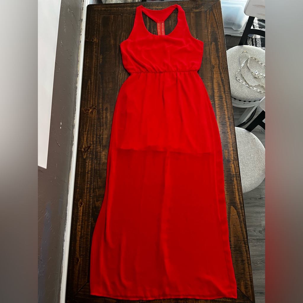 Racerback Boho-Chic Maxi Dress